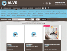 Tablet Screenshot of objets-publicitaires-alvs.fr